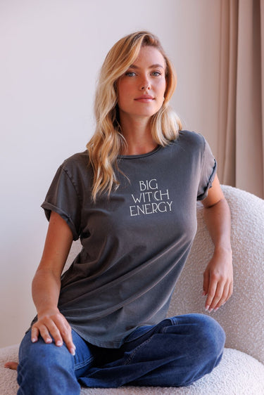 "Big Witch Energy" Roll With It Tee