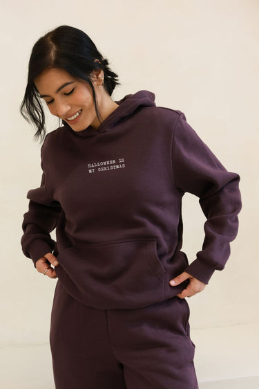 "Halloween Christmas" Cloud Hoodie Front