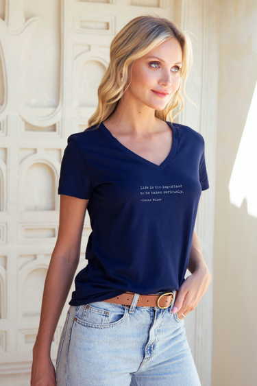 "Too Important" V Tee