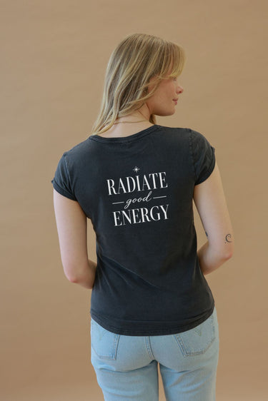 "Radiate" Roll With It Tee Back