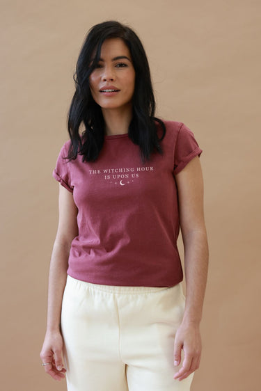 "The Witching Hour" Roll With It Tee Front