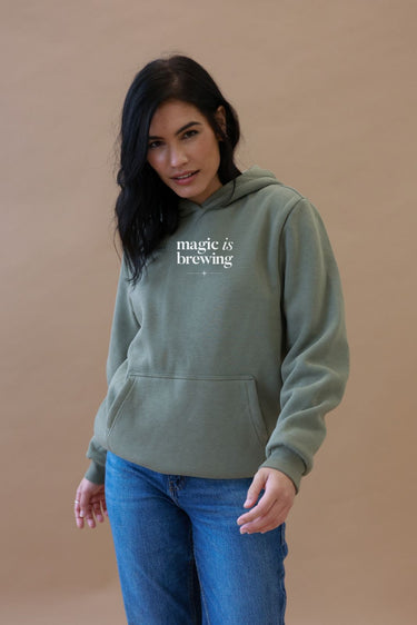 "Magic is Brewing" Cloud Hoodie Front