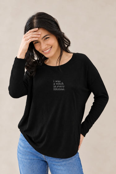 "Witch In Every Lifetime" Original Ribbed Long Sleeve Tee
