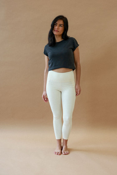 Cream Second Skin Leggings