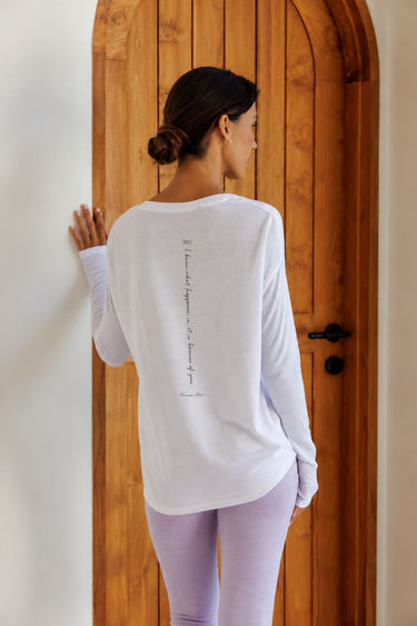 "Love Is Everything" Original Ribbed Long Sleeve Tee Back