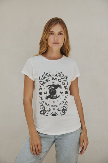 "Moon Made Me" Roll With It Tee