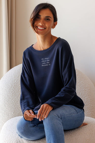 "She Became It" Perfect Pullover