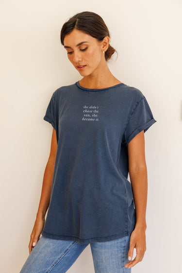 "She Became It" Roll With It Tee