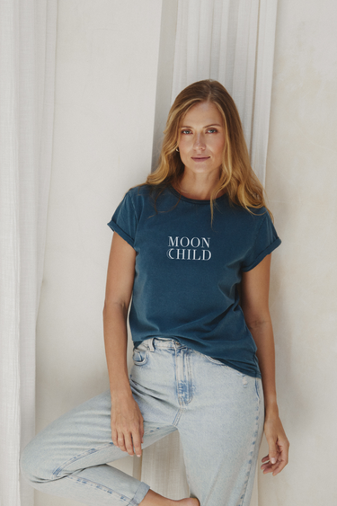 "Moon Child" Roll With It Tee