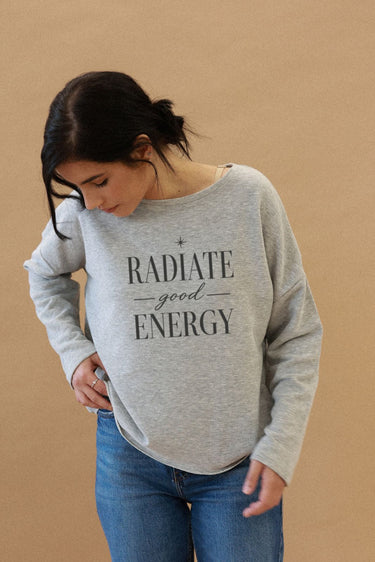 "Radiate" Perfect Pullover Front