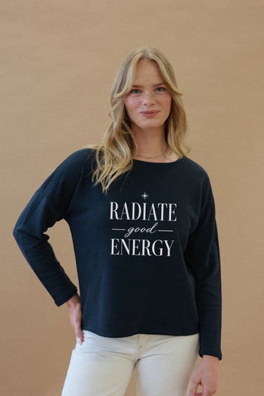 "Radiate" Perfect Pullover Front