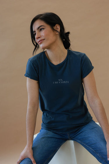 "A Witch" Roll With It Tee