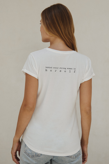"Strong Woman" Roll With It Tee