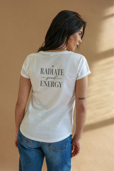 "Radiate" Roll With It Tee Back