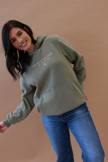 "The Witching Hour" Cloud Hoodie Front