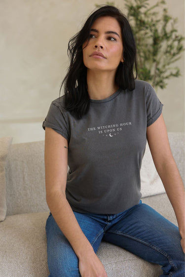 "The Witching Hour" Roll With It Tee Front