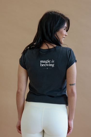 "Magic is Brewing" Roll With It Tee Back