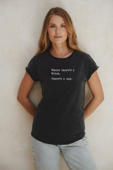 "Witch Way" Roll With It Tee