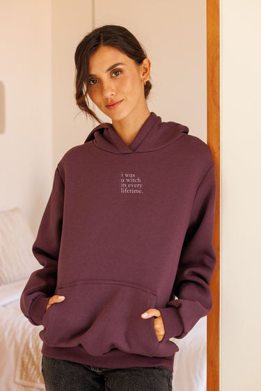 "Witch In Every Lifetime" Cloud Hoodie Front
