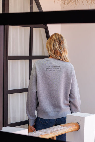 "Guided" Slumber Sweater (Back)