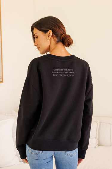 "Guided" Slumber Sweater (Back)