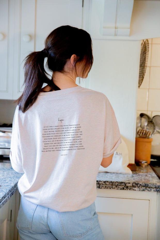 "Hope" Rolled Sleeve Tee
