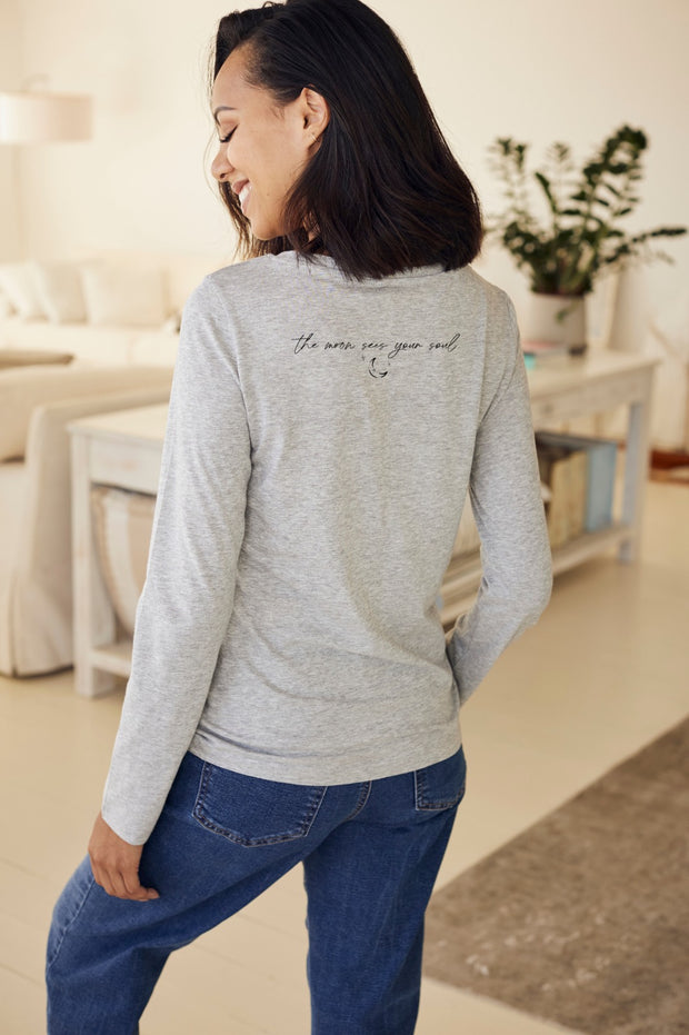 "Sun & Moon" Long Sleeve Tee
