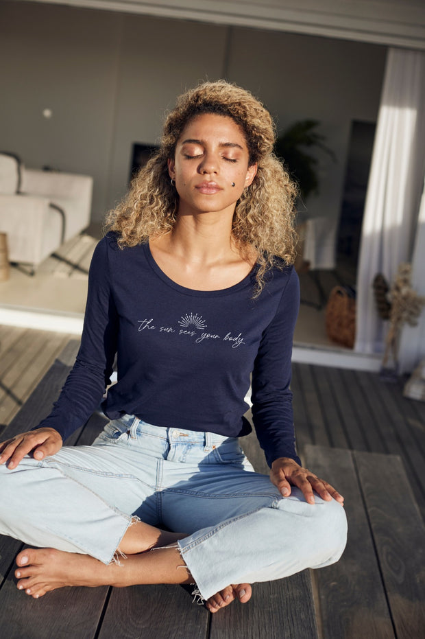 "Sun & Moon" Long Sleeve Tee