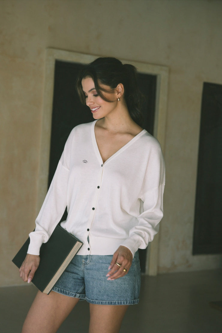 Signature Lotus Riviera Cardigan