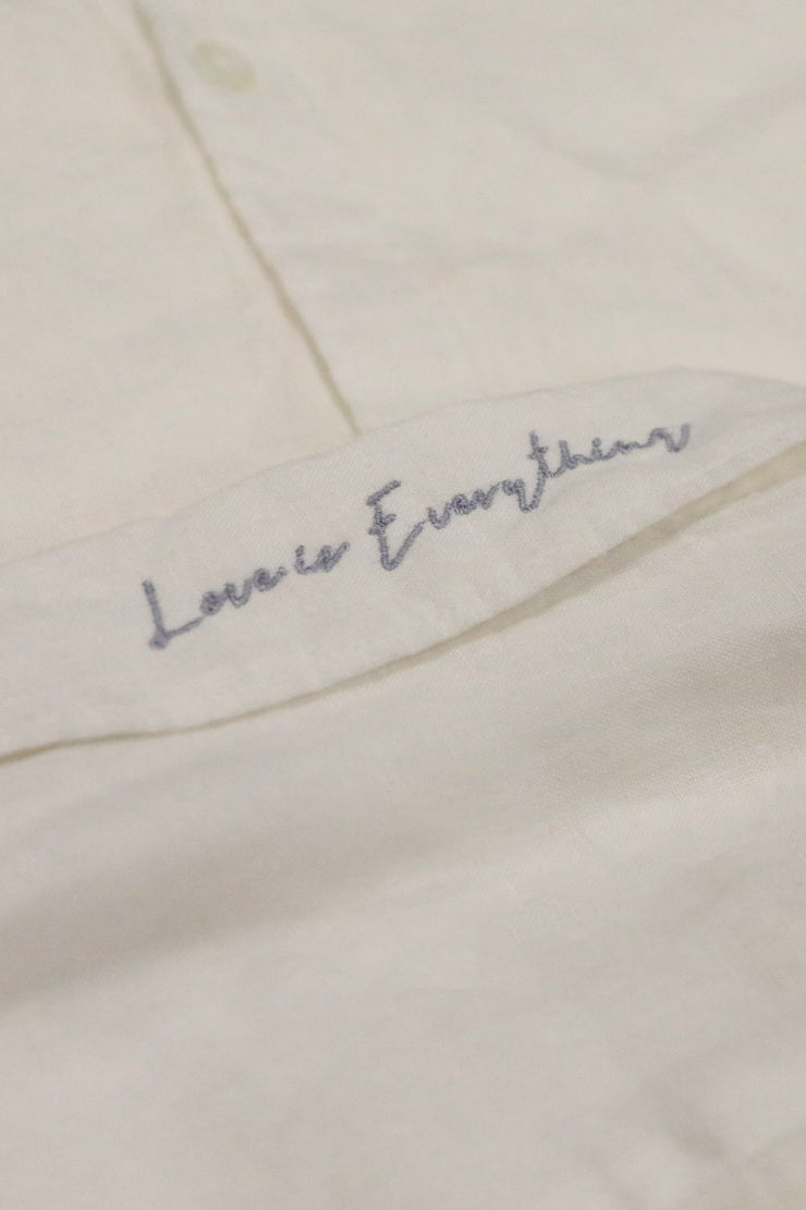 "Love Is Everything" Island Linen Shirt