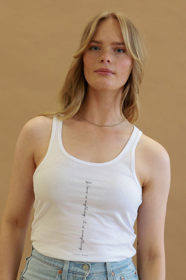 "Love Is Everything" Racerback Front