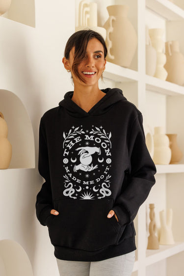 "Moon Made Me" Cloud Hoodie (Front)