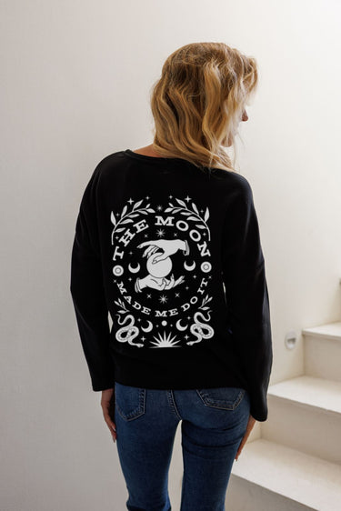 "Moon Made Me" Perfect Pullover (Back)