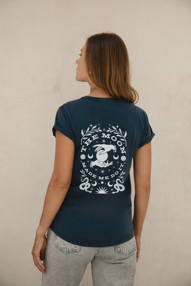 "Moon Made Me" Roll With It Tee