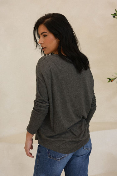 "Full Moon" Original Ribbed Long Sleeve Tee Front