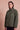 Signature Sherpa in Khaki with the Om & Ah London logo, front view