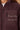 Close-up of the "Perfectly Imperfect" design on the Washed Plum Signature Sherpa