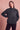 "Perfectly Imperfect" Signature Sherpa in Noir, front view