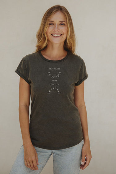 "Sunshine People" Roll With It Tee
