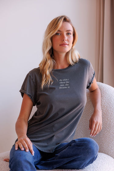 "She Became It" Roll With It Tee