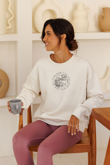 "Stay Wild" Slumber Sweater (Front)