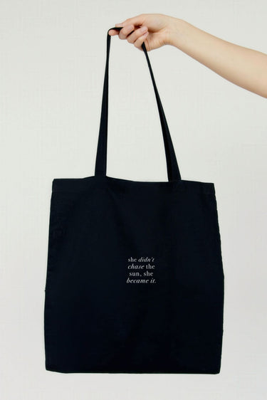"She Became It" Tote Bag