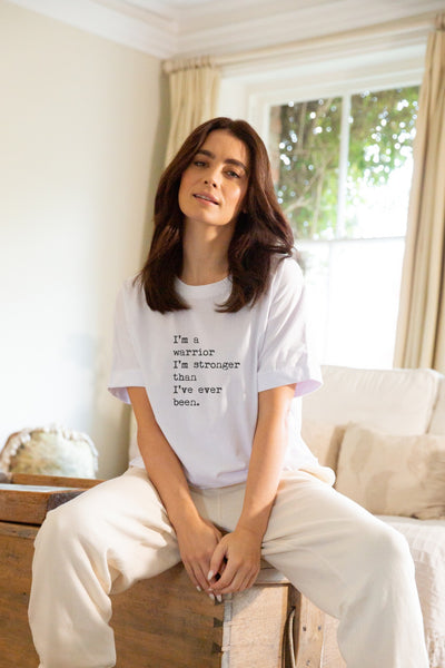 "Warrior" Rolled Sleeve Tee