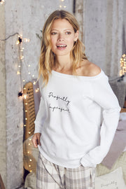 "Perfectly Imperfect"  Cozy Pullover