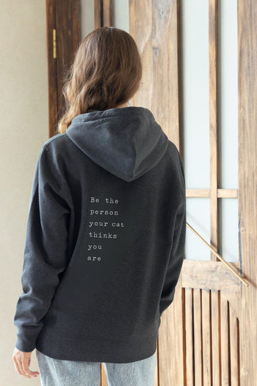 "Cat Thinks You Are" Everyday Zip Hoodie