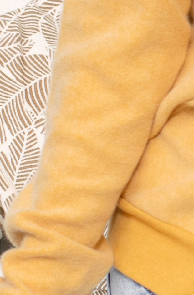 Signature Lotus Embroidered Fleece Hoodie