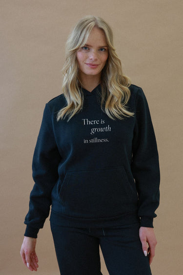 "Growth" Cloud Hoodie Cursive Front