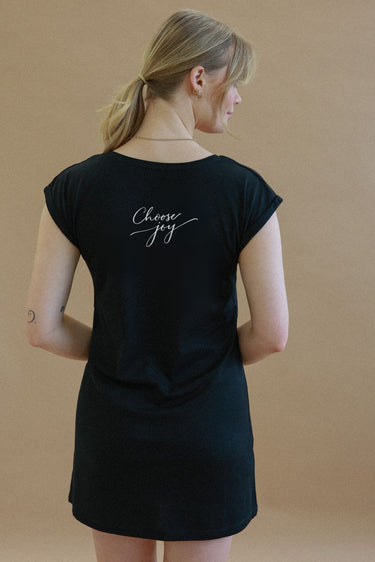 "Joy" Bed Tee Back Cursive