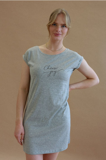 "Joy" Bed Tee Front Cursive