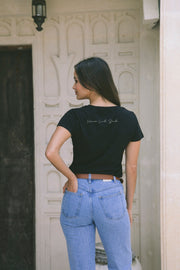 "Never Look Back" V Tee